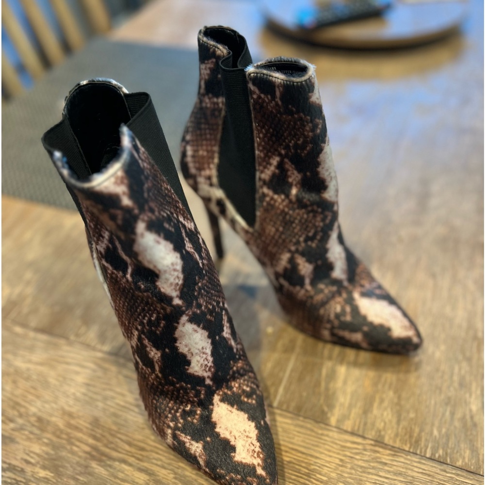 Charles by Charles david. Snake skin super cute ankle boots. Size 9.